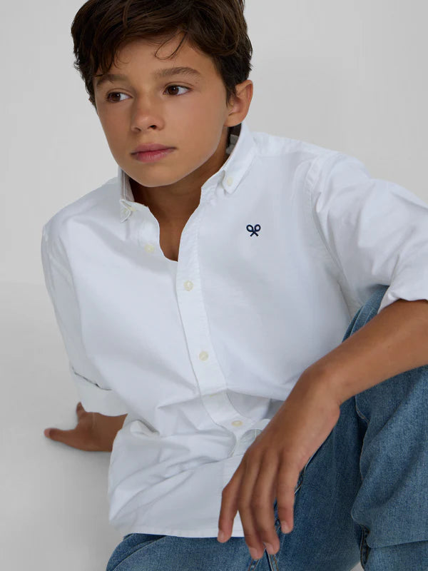 CAMISA OXFORD BLANCA SILBON