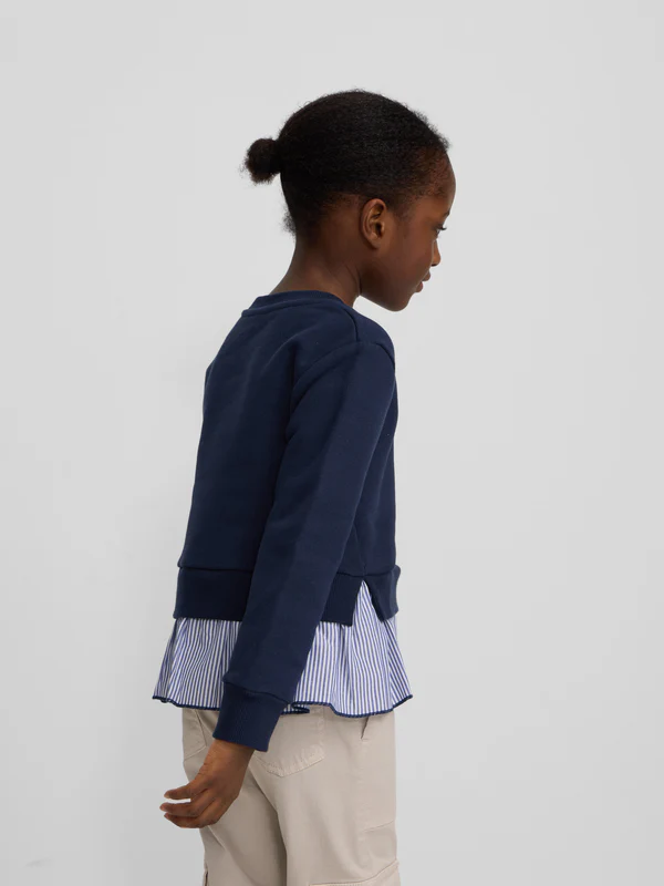 SUDADERA CAMISA MARINO