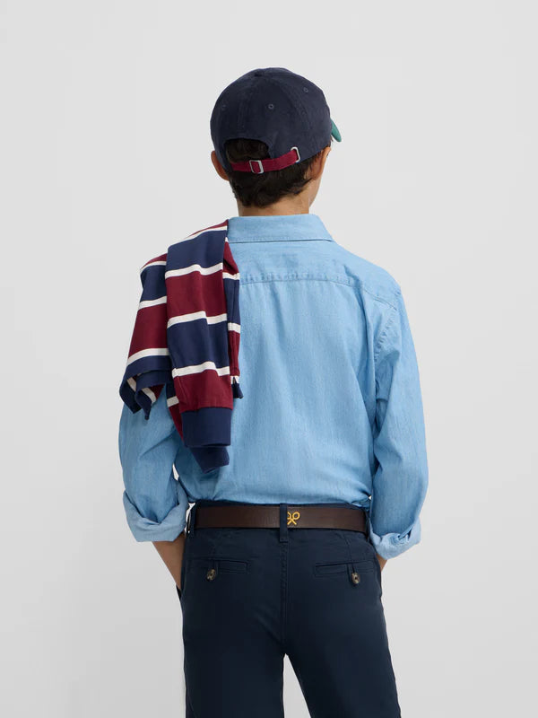 CAMISA DENIM BOLSILLOS