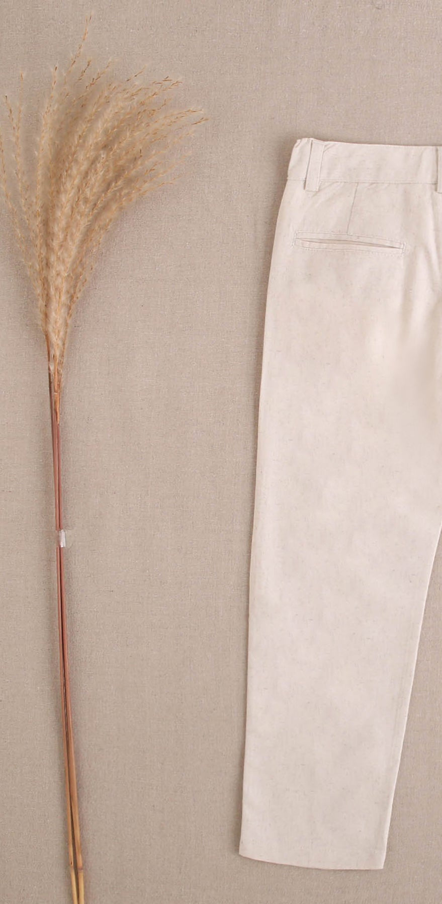 PANTALÓN LINO BEIGE