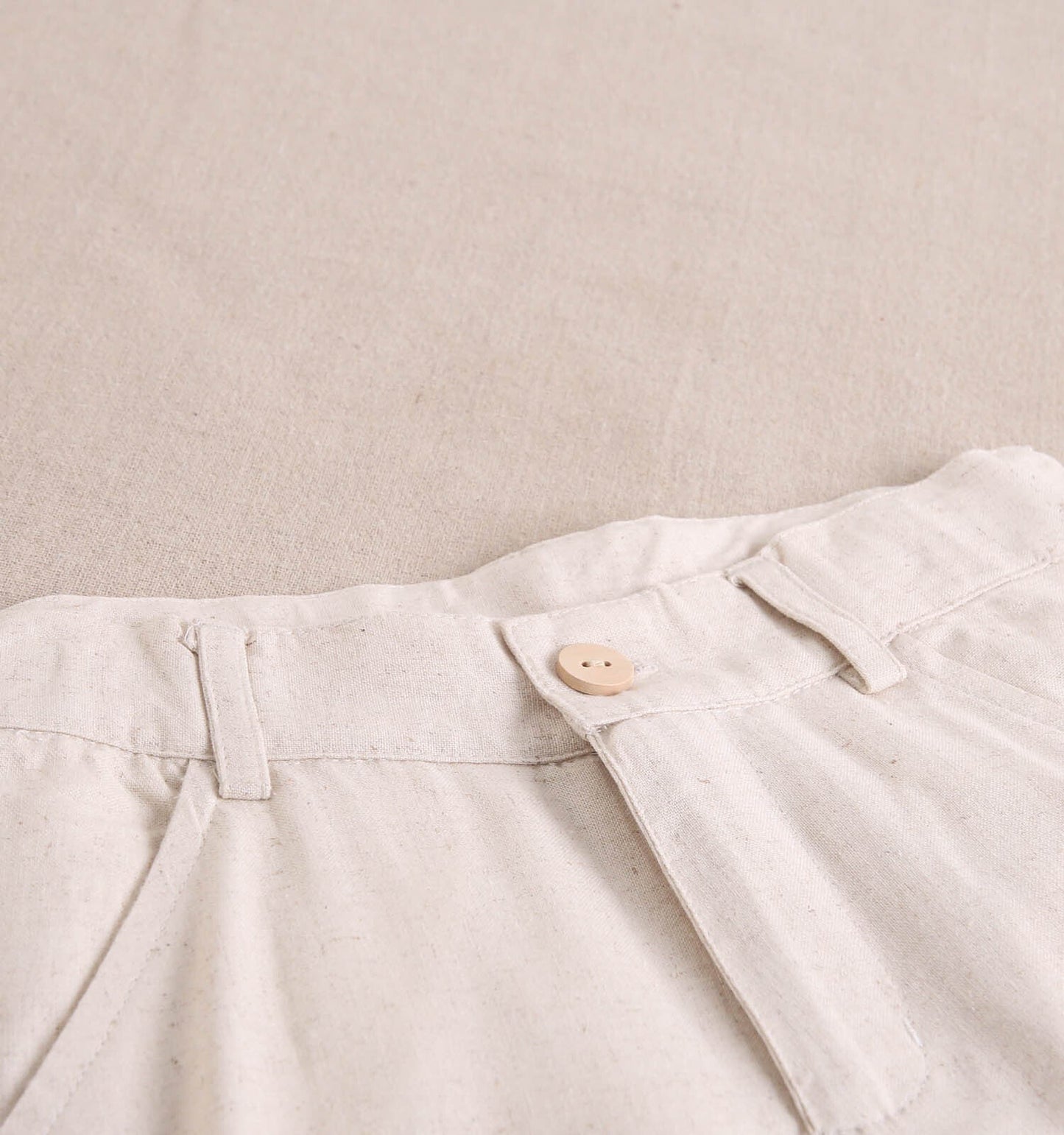 PANTALÓN LINO BEIGE
