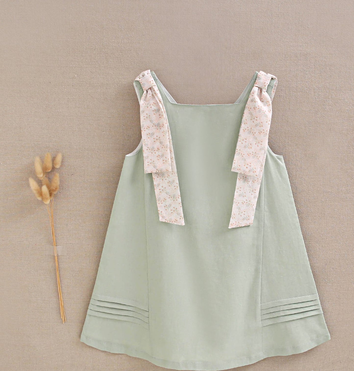 VESTIDO LAZADAS VERDE