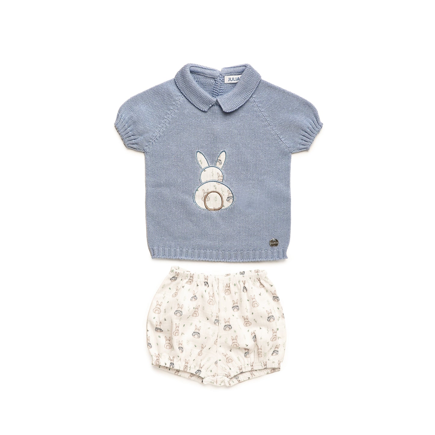 CONJUNTO CONEJOS AZUL