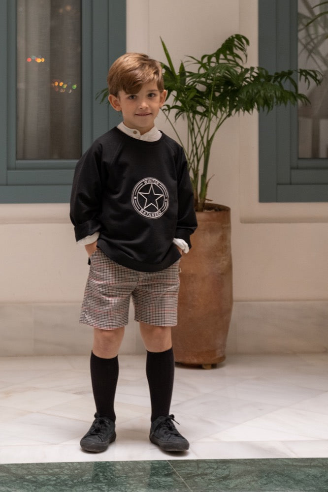 SUDADERA BATANERO NEGRA