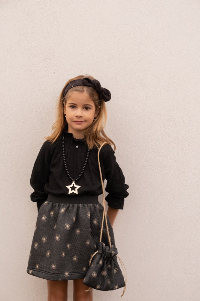 COLLAR ESTRELLA NEGRO