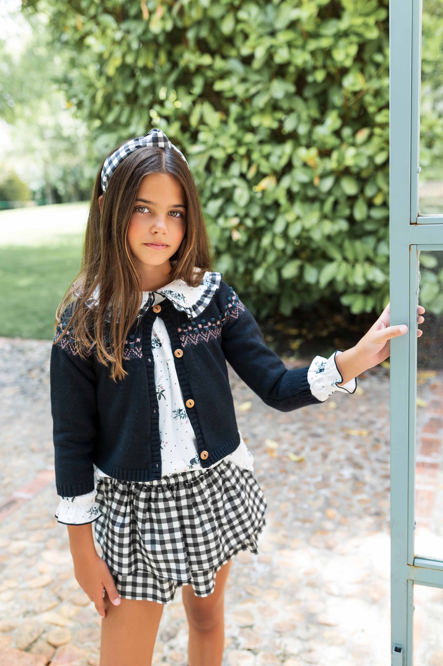FALDA VOLANTES VICHY