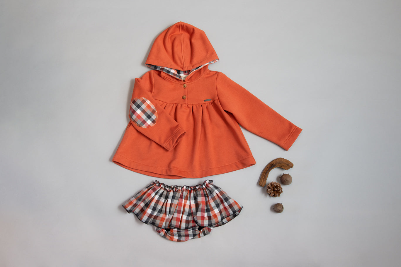 CONJUNTO TEJA CUADROS