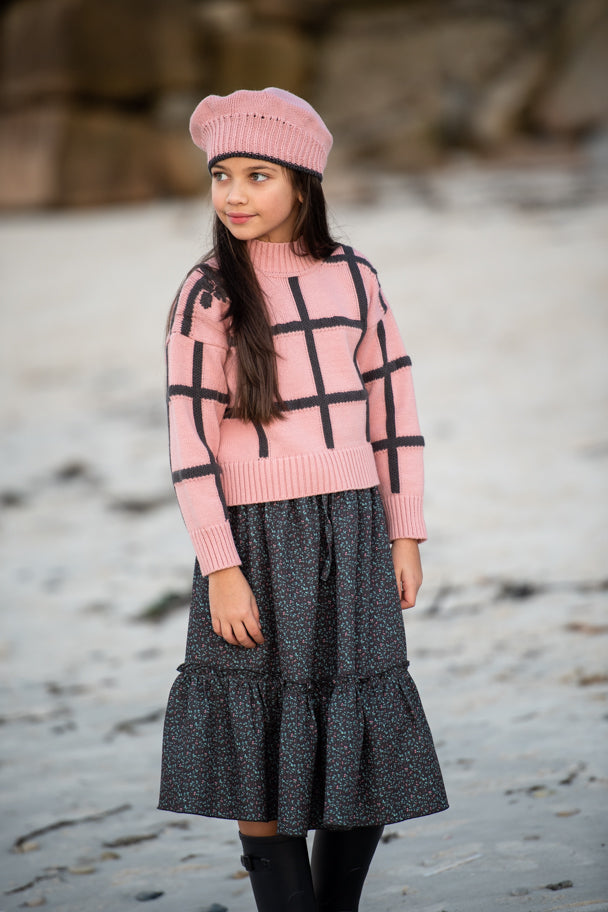 JERSEY ROSA - CENIZA