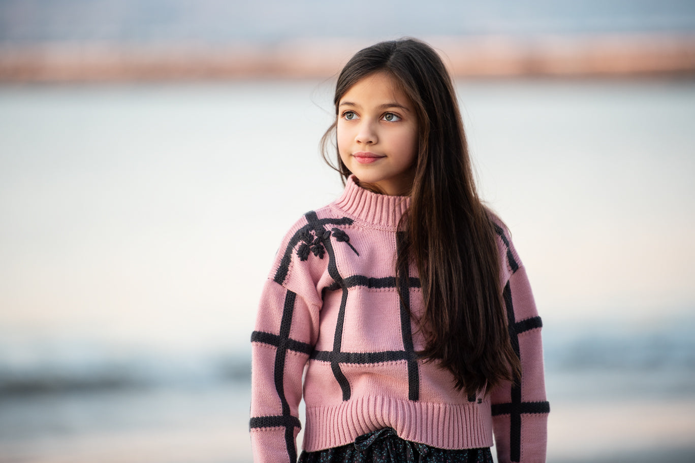 JERSEY ROSA - CENIZA