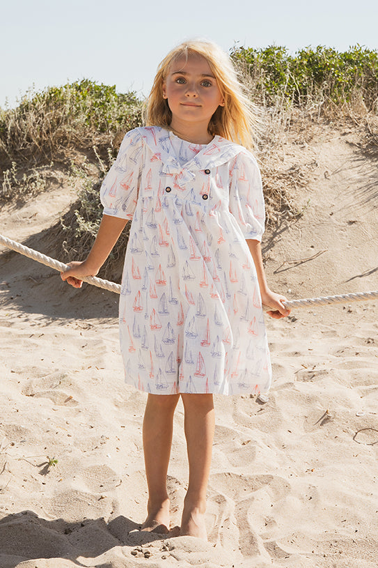 VESTIDO VELERO CUELLO