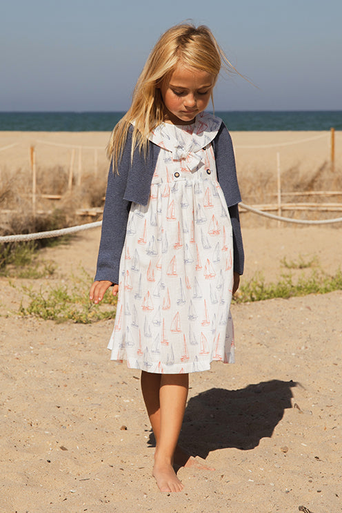 VESTIDO VELERO CUELLO