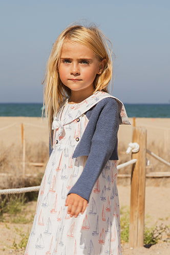 VESTIDO VELERO CUELLO