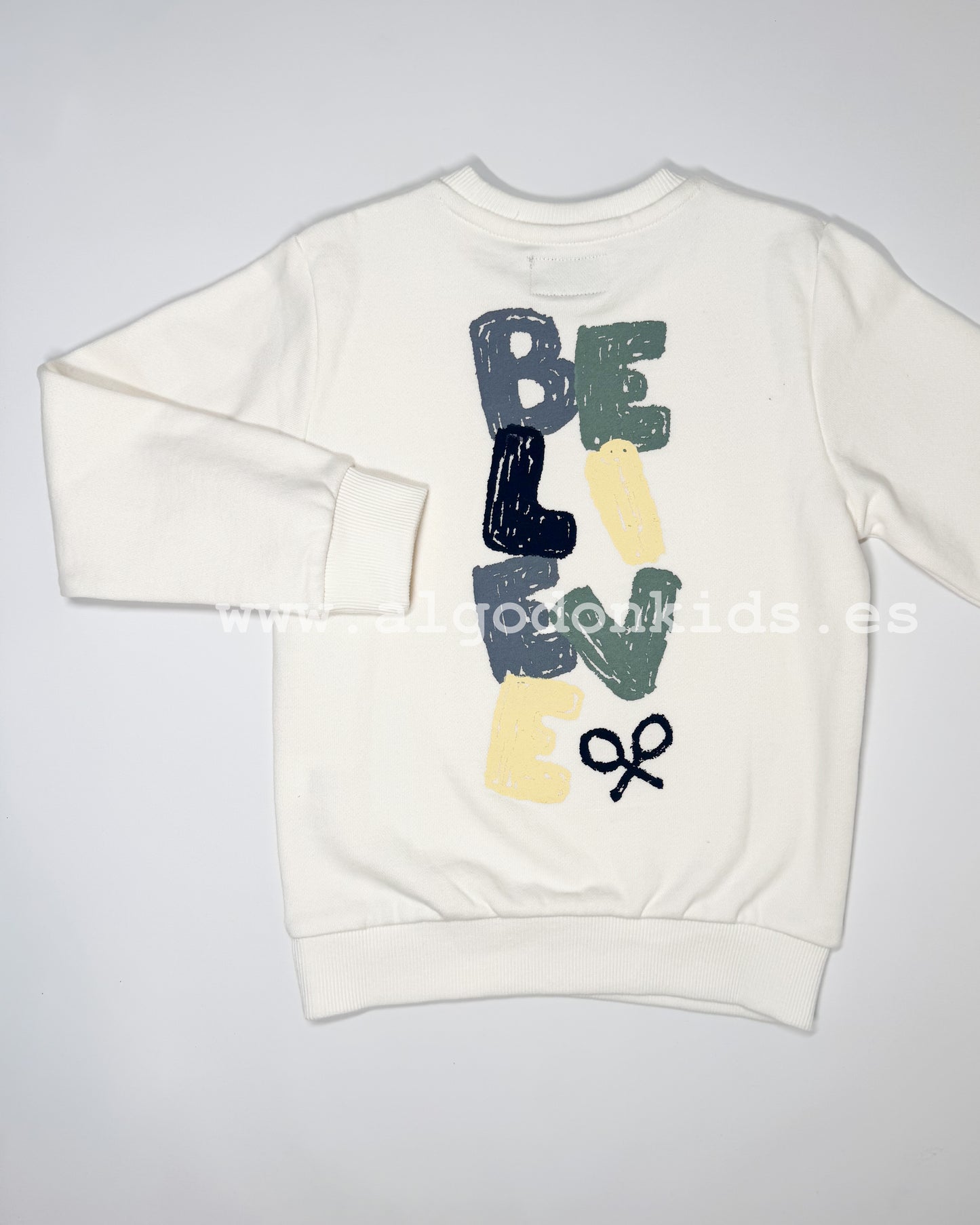 SUDADERA BELIVE CREMA