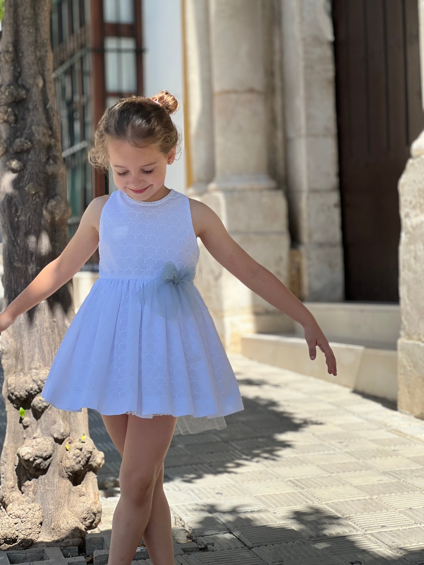 VESTIDO BLANCO TUL
