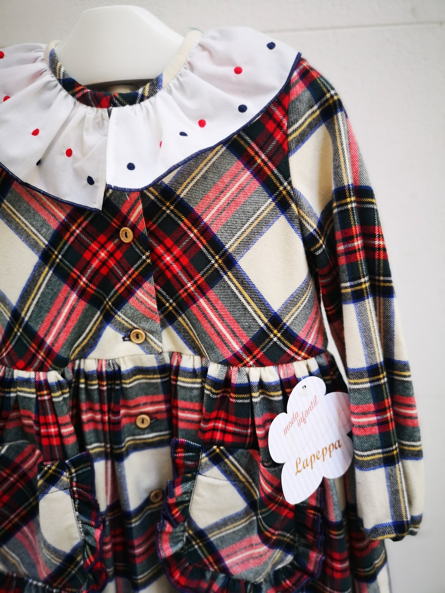 VESTIDO TARTAN BOLSILLOS
