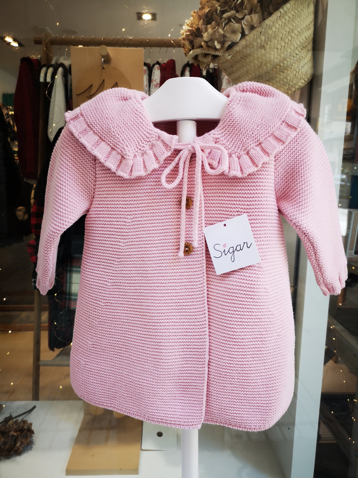 ABRIGO CUELLO ROSA