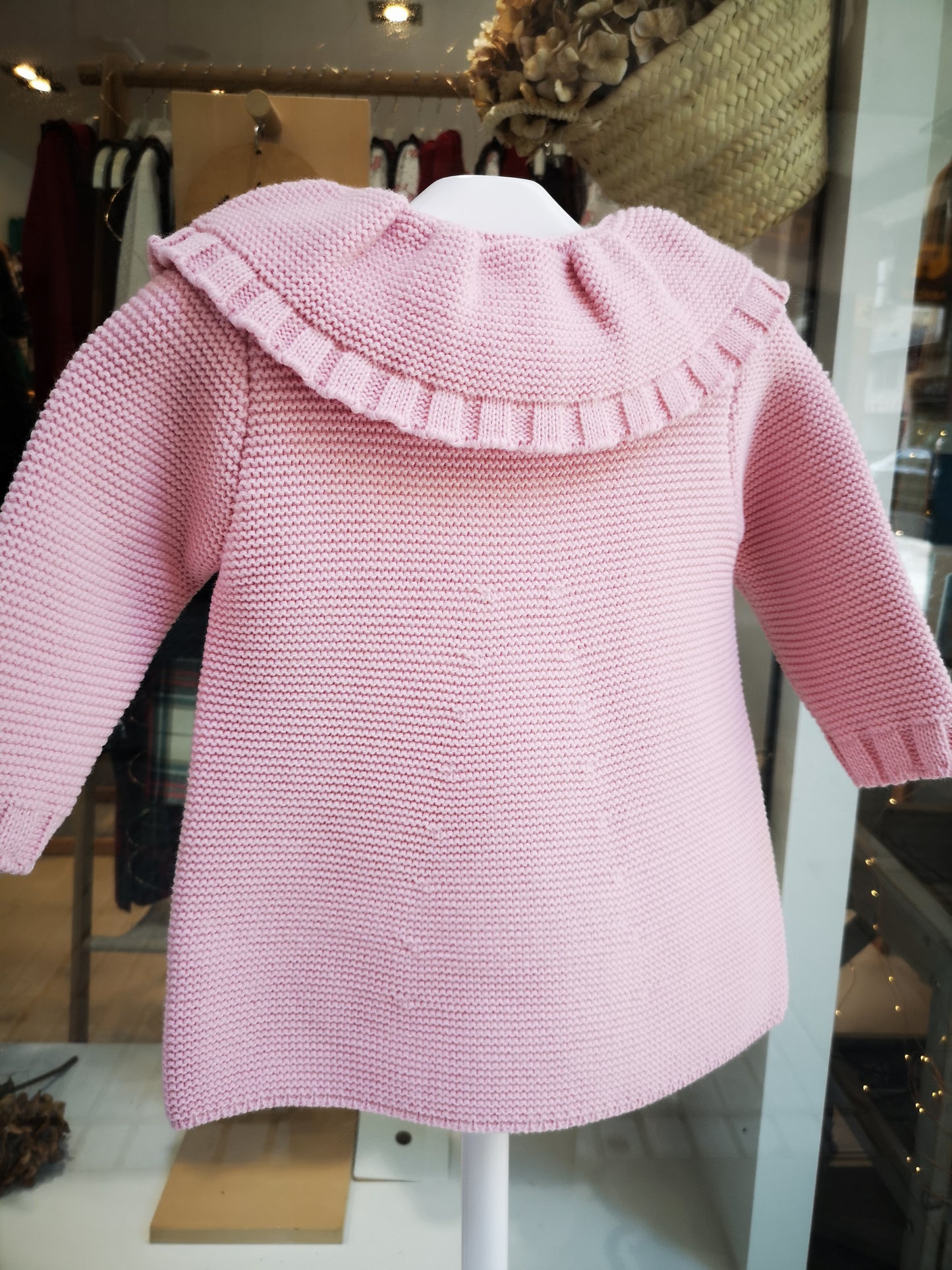 ABRIGO CUELLO ROSA