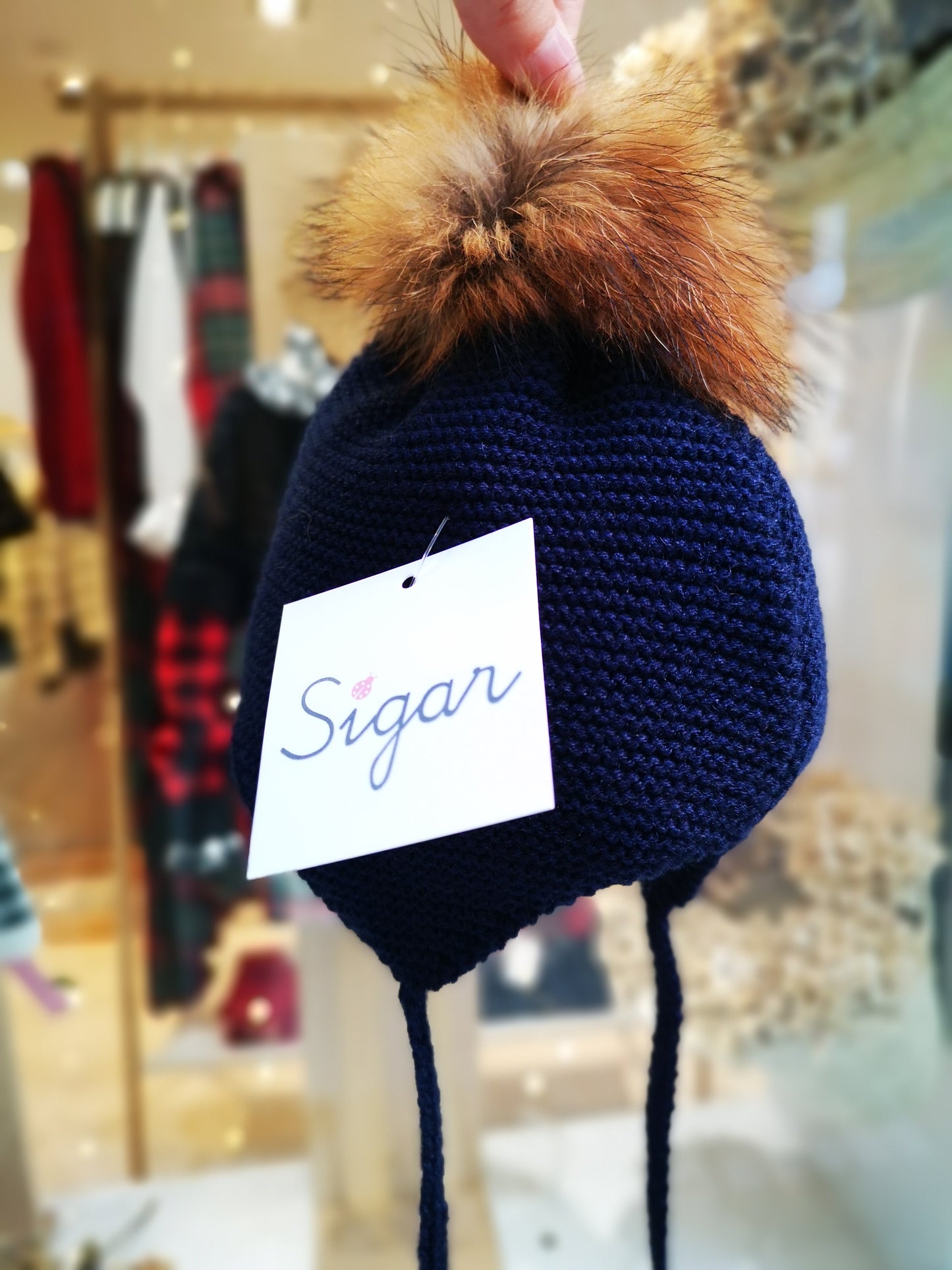 GORRO AVIADOR MARINO