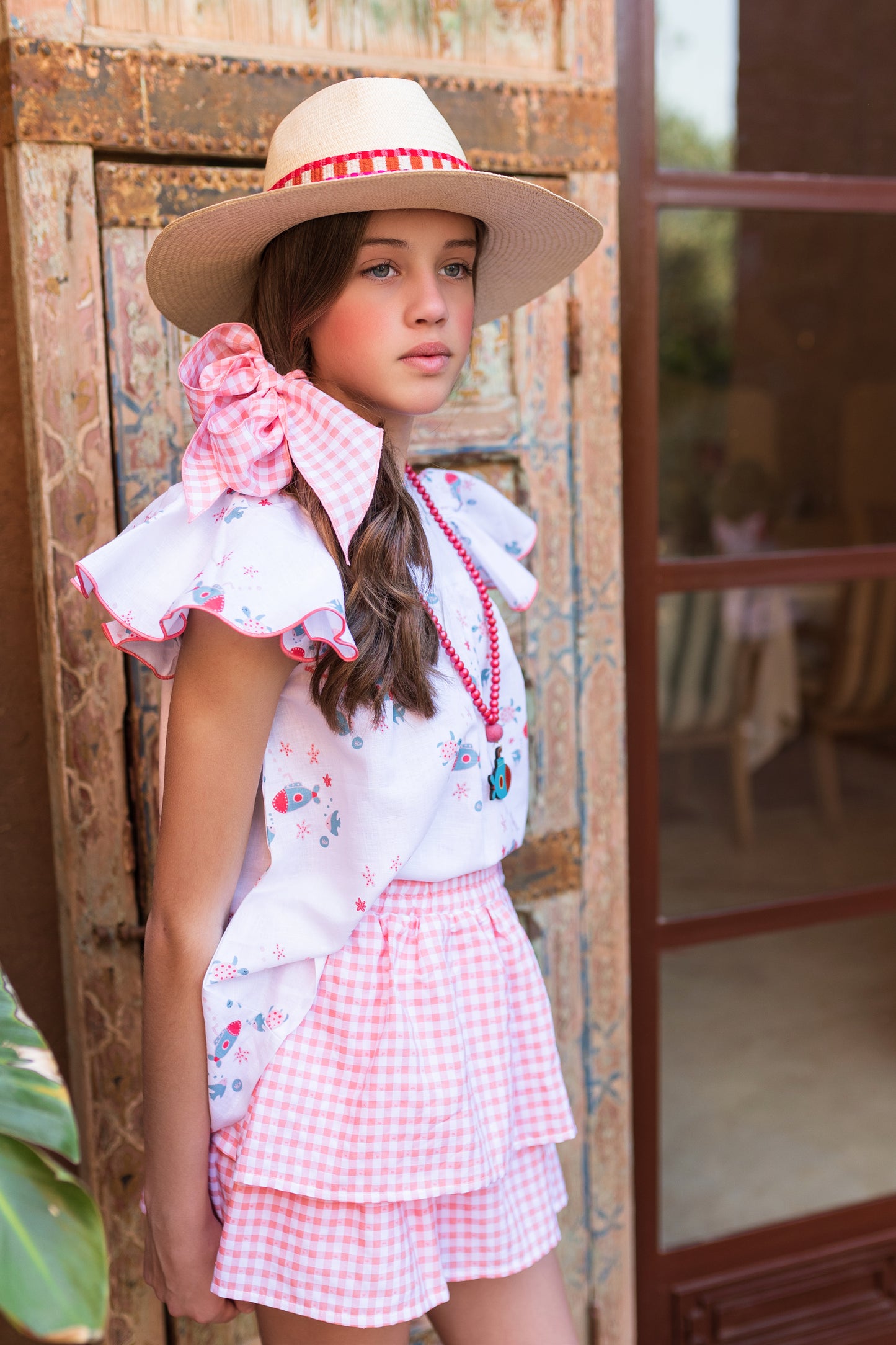 BANDANA VICHY ROSA