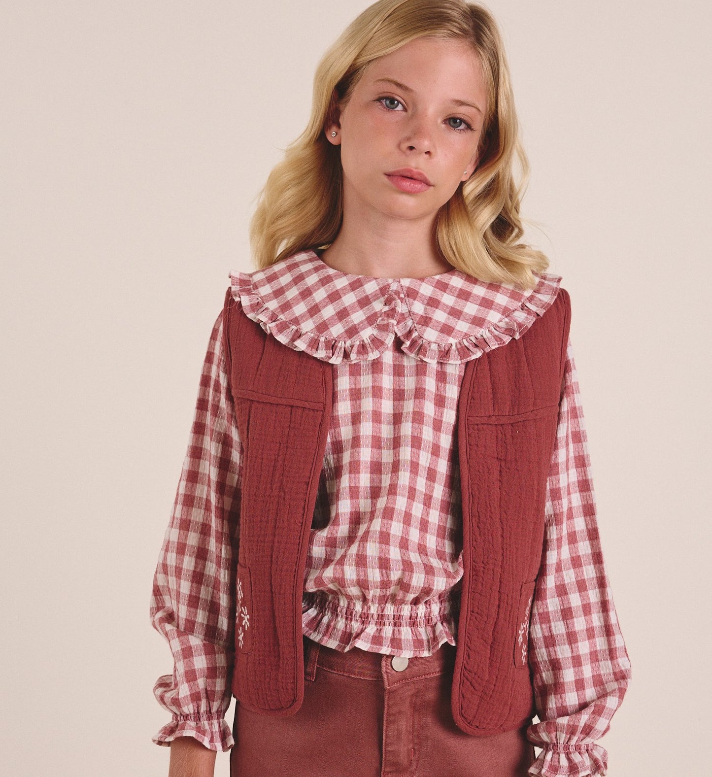 BLUSA PETER PAN VICHY