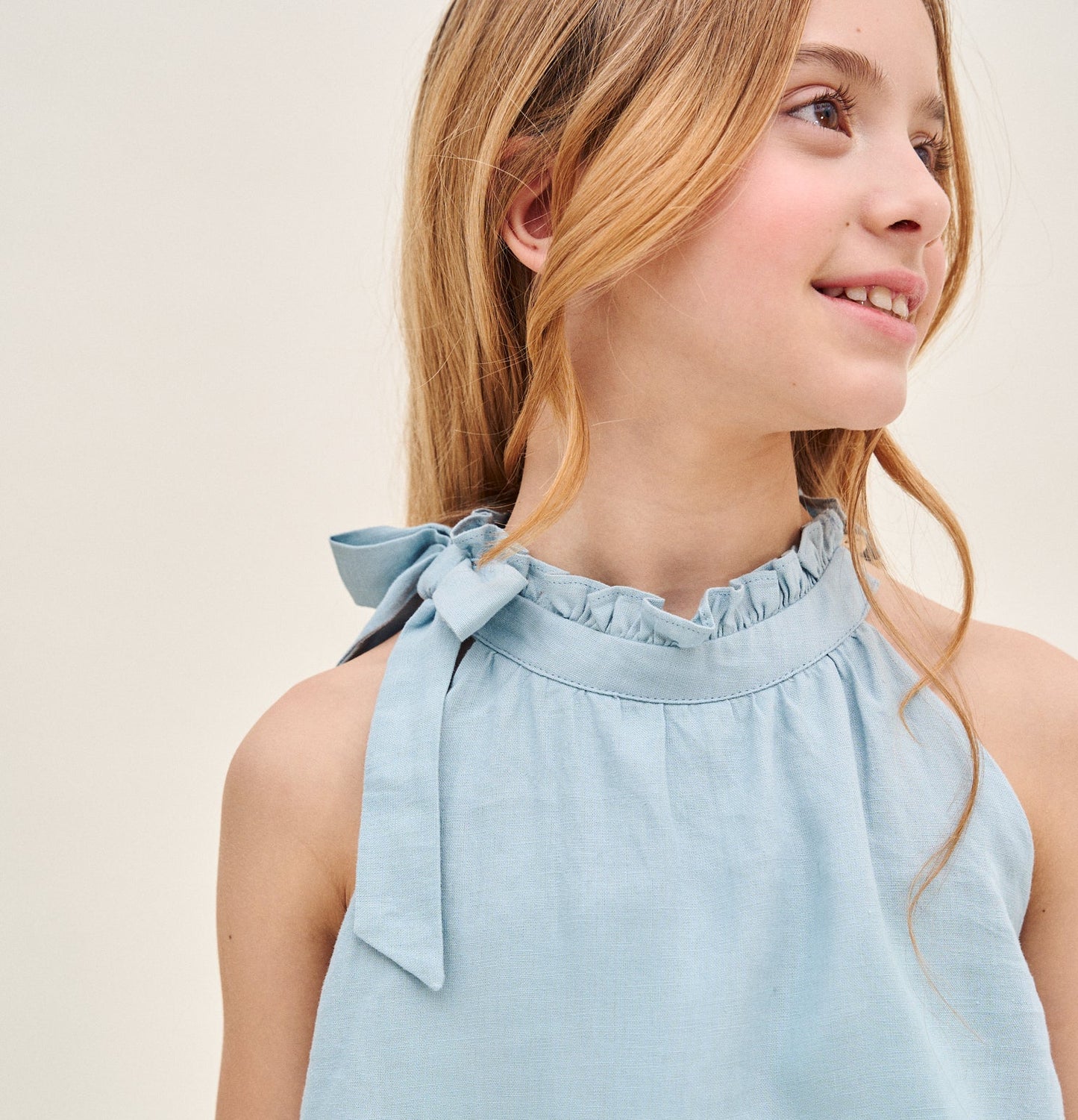 MONO HALTER AZULADO