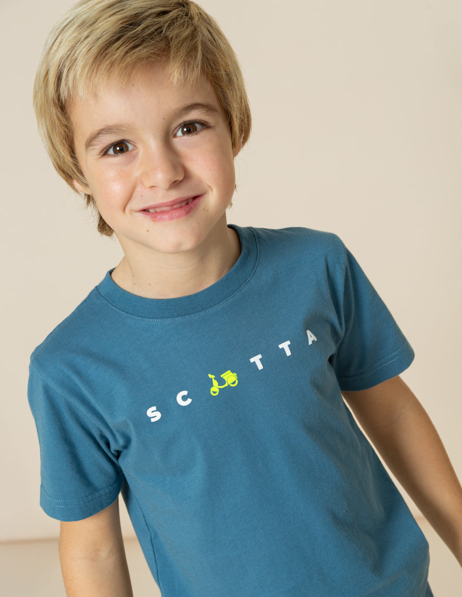 CAMISETA SCOTTA AZUL