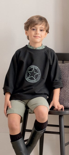SUDADERA BATANERO NEGRA