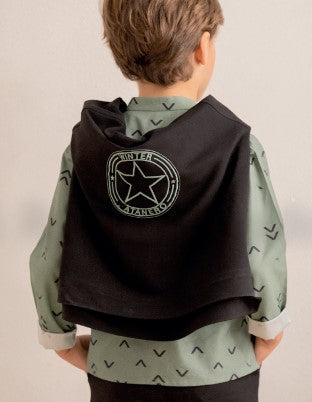 SUDADERA BATANERO NEGRA