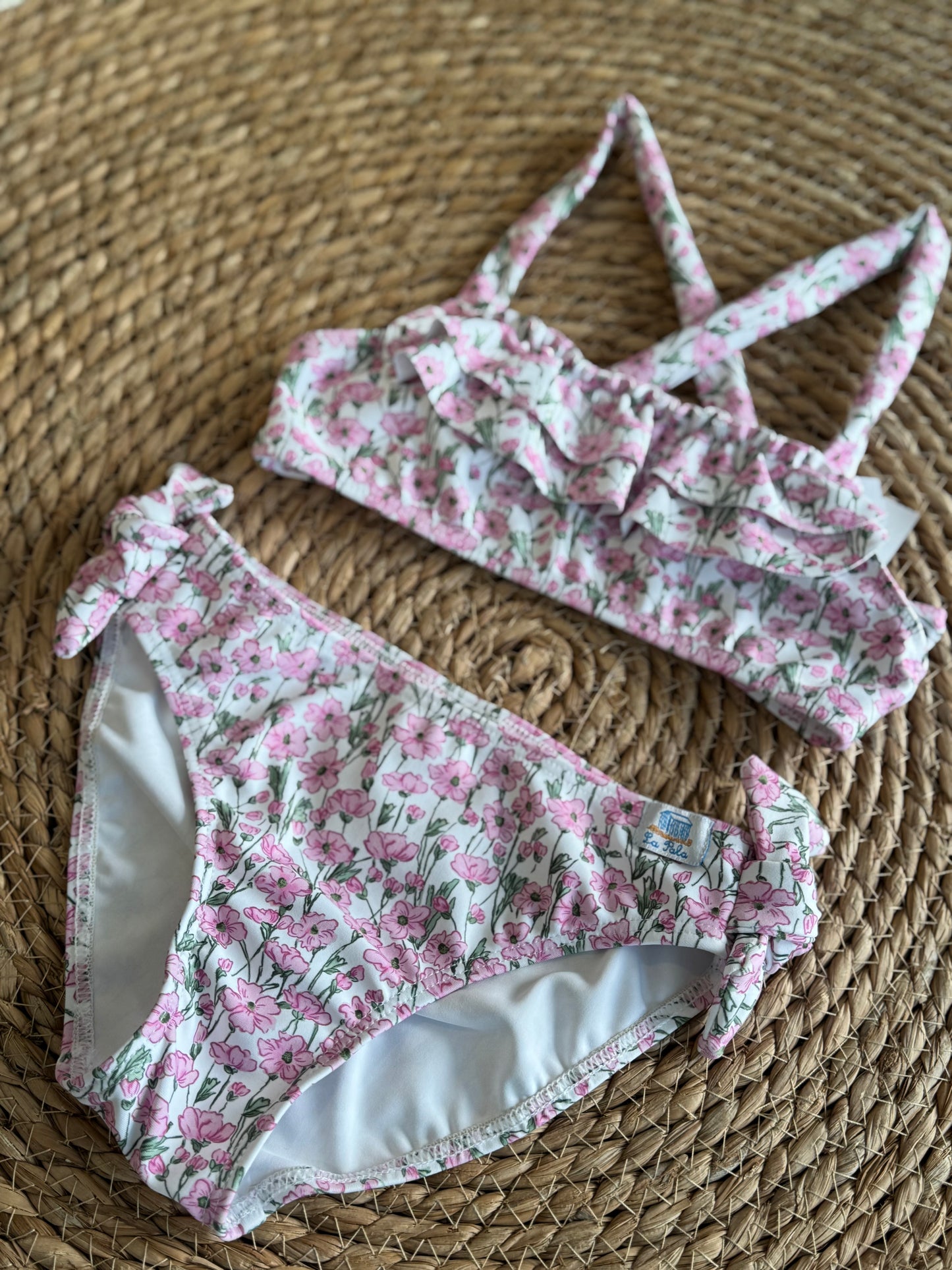 BIKINI FLORES ROSA