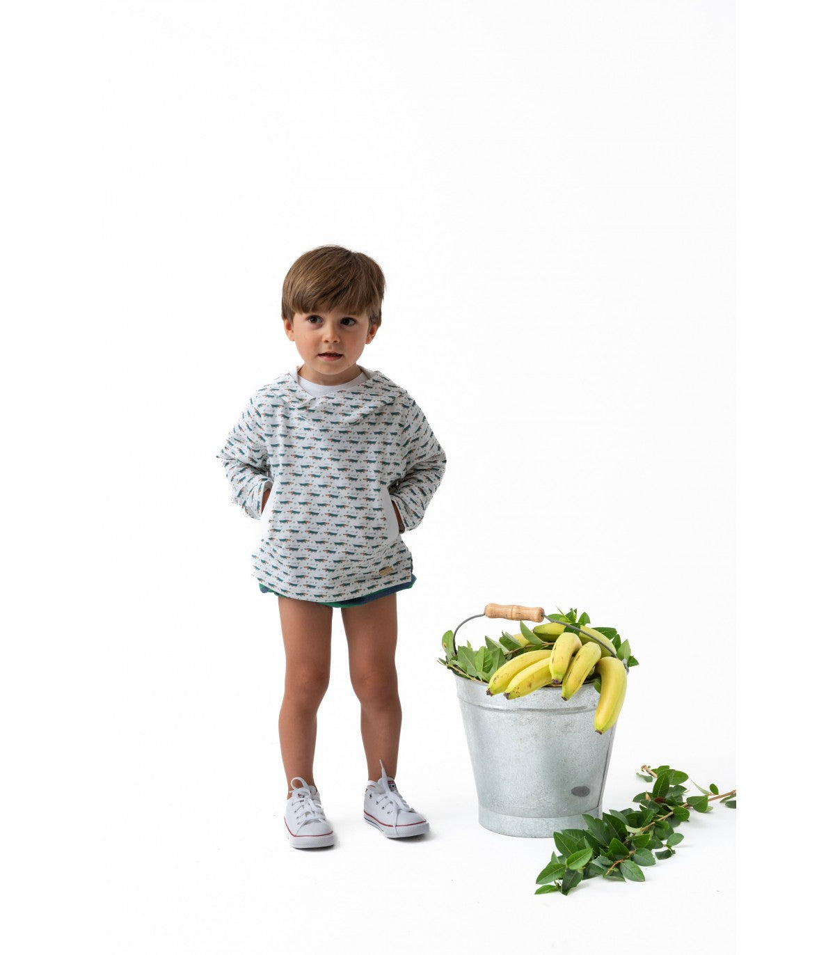SUDADERA CANELAS CAPUCHA