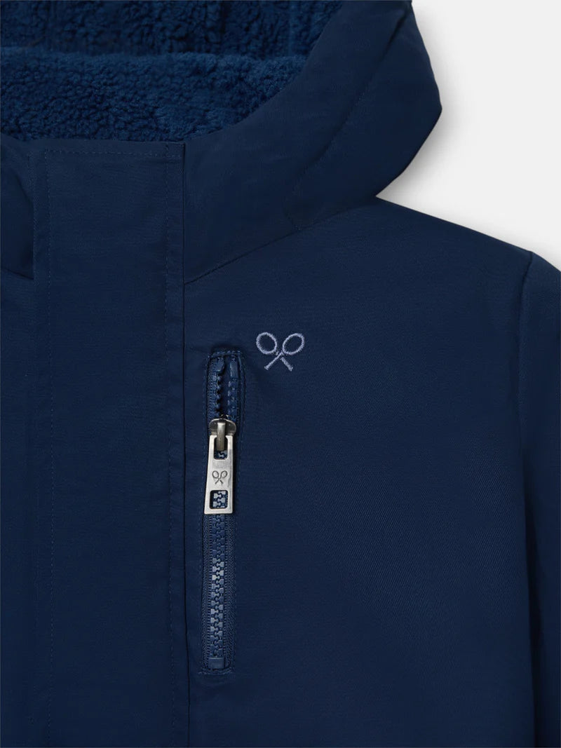 PARKA AZUL SILBON
