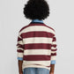 SUDADERA RAYAS BURDEOS