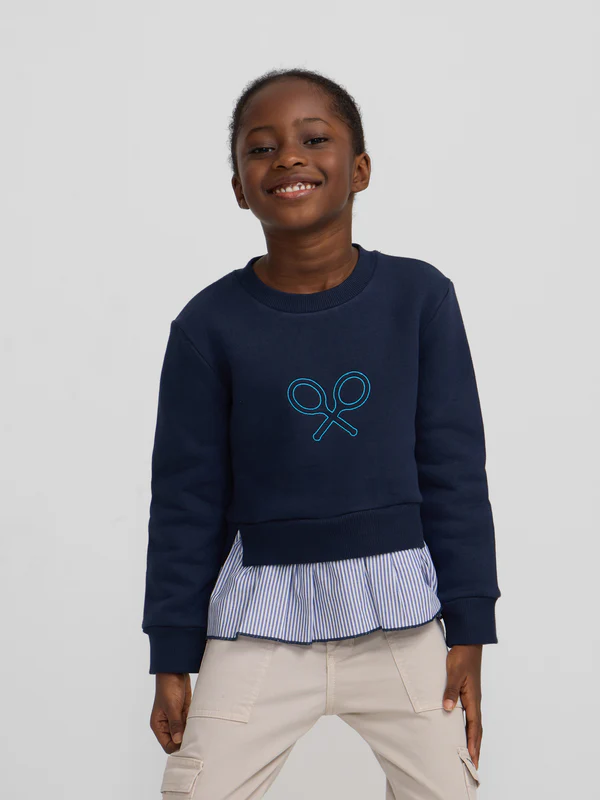 SUDADERA CAMISA MARINO