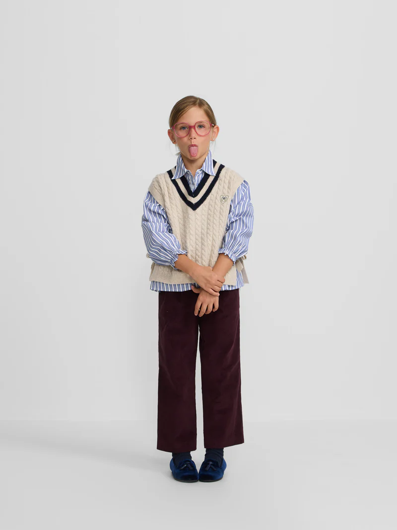 CHALECO COLLEGE CRUDO