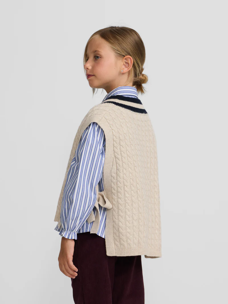 CHALECO COLLEGE CRUDO