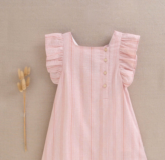 VESTIDO ROSADO LAZO