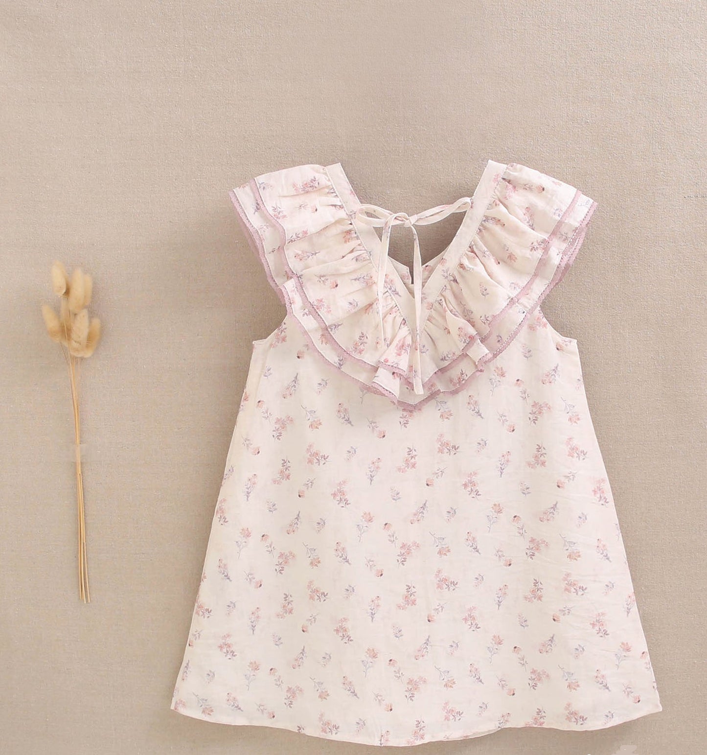 VESTIDO FLORAL LILA