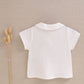 CAMISA CUELLO BEBÉ BLANCA