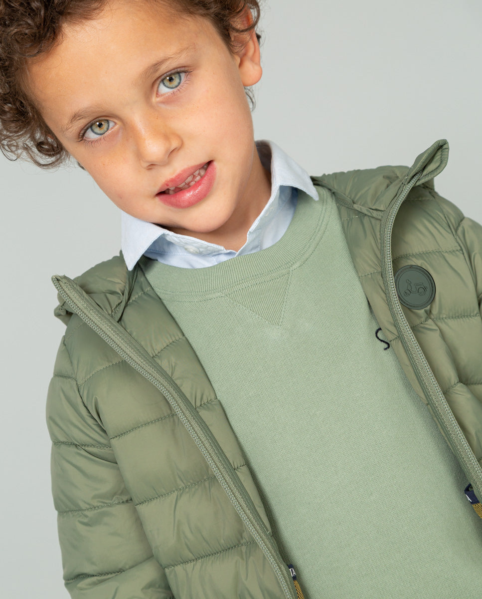 HOOD ACOLCHADO VERDE