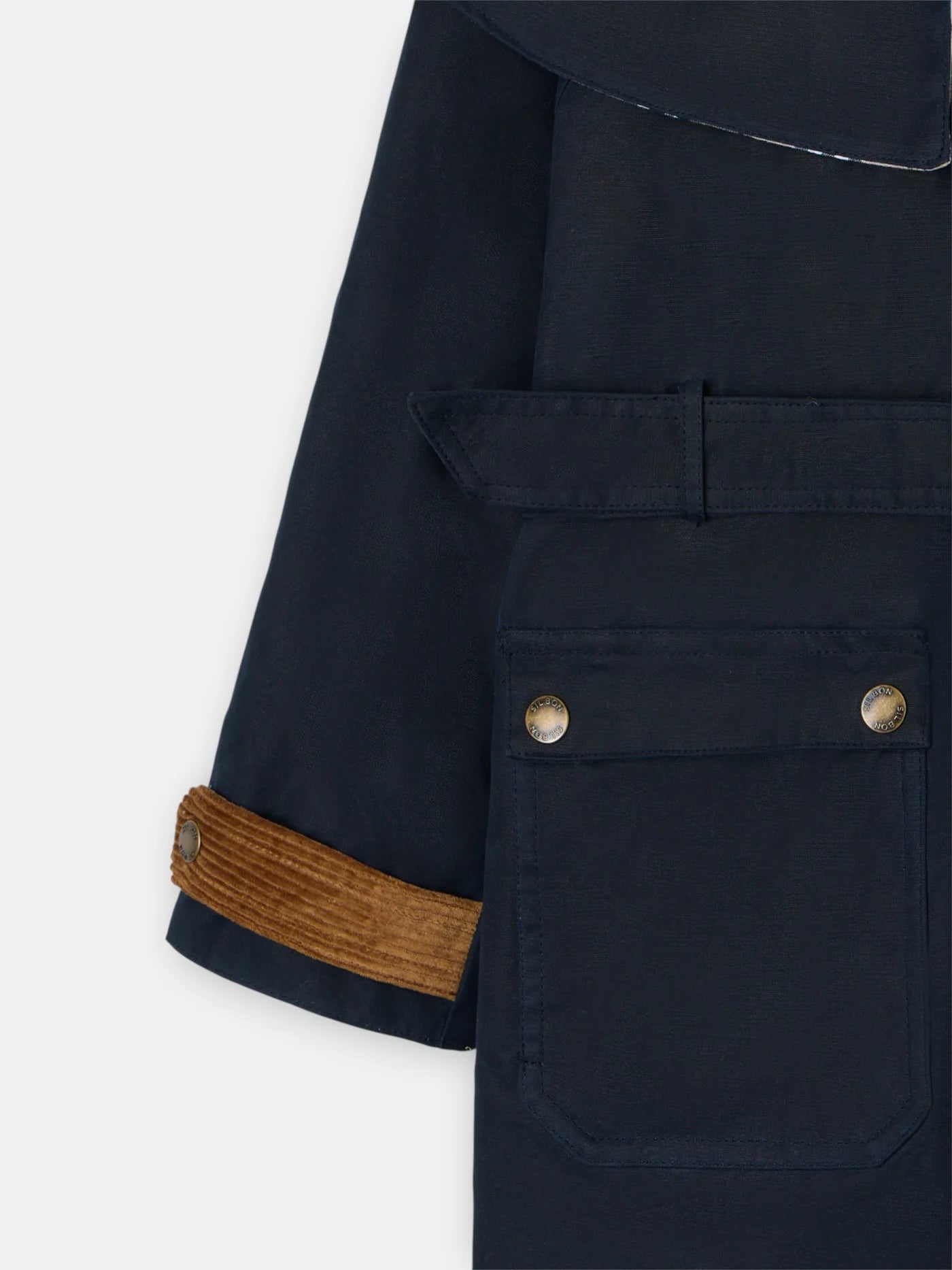 PARKA ENCERADA MARINO