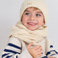 SET GORRO Y BUFANDA BEIGE