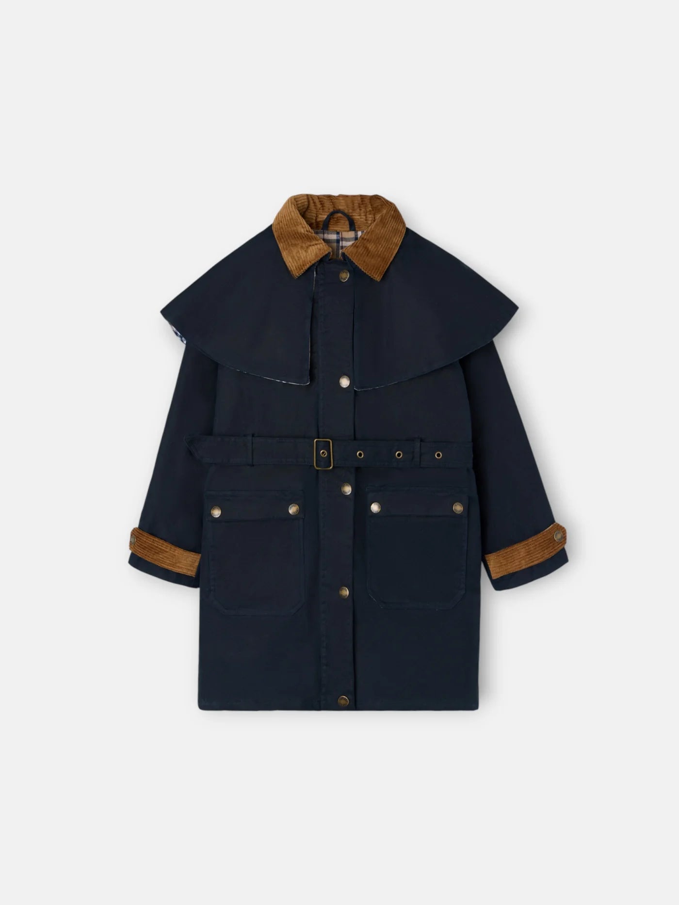 PARKA ENCERADA MARINO