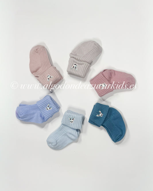 CALCETINES CONEJITO BEBÉ