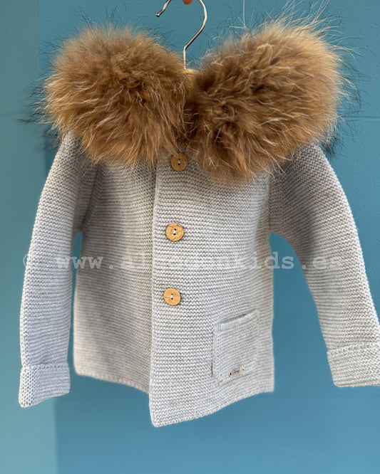 TRENKA GRIS PELO NATURAL