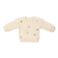 SUDADERA HUELLAS BEIGE