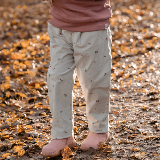 PANTALON FLORECILLAS AZUL