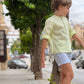 CONJUNTO VICHY FLUOR NIÑO