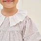 VESTIDO CUADRITOS LILA