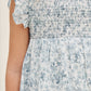 VESTIDO FLORES AZUL