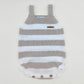 PELELE PUNTO RAYAS BEIGE
